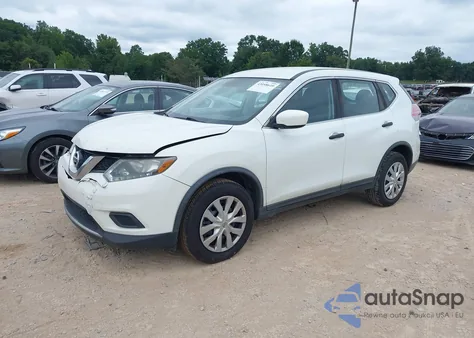 2016 Nissan Rogue S из США, поврежденный, VIN KNMAT2MV5GP730999